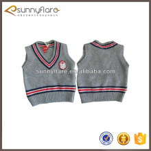 Fashion custom design cashmere vest sweater for children